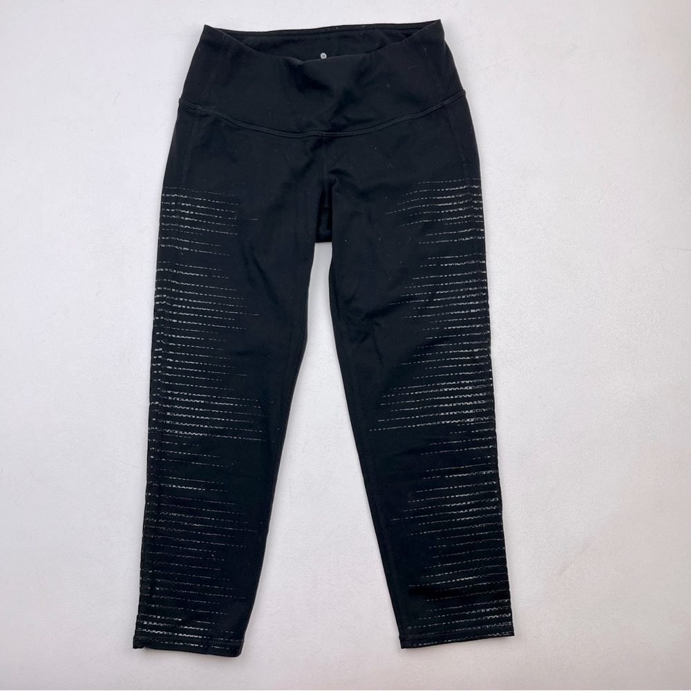 Athleta Gel Chaturanga Capri Legging Black 438853